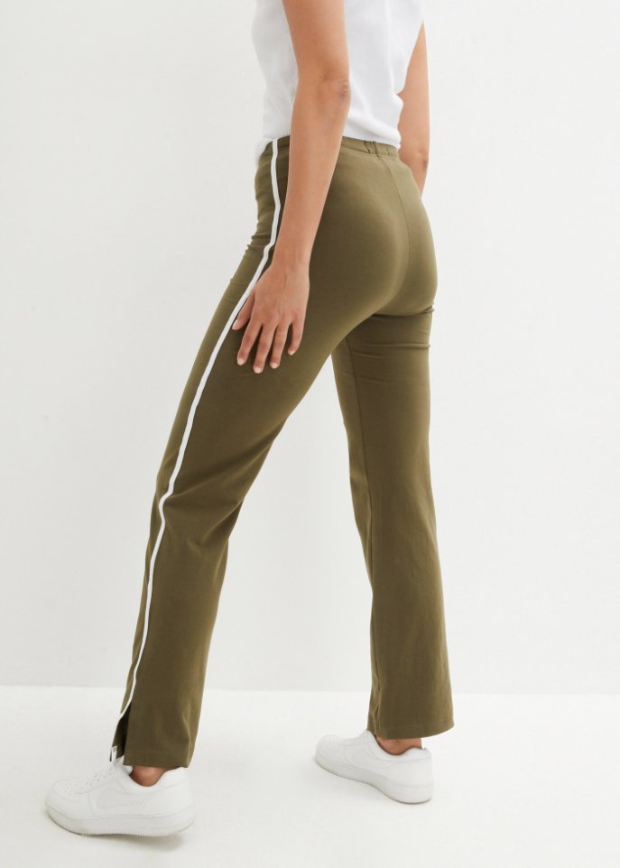 Shirthose aus Stretchmaterial, gerade geschnitten