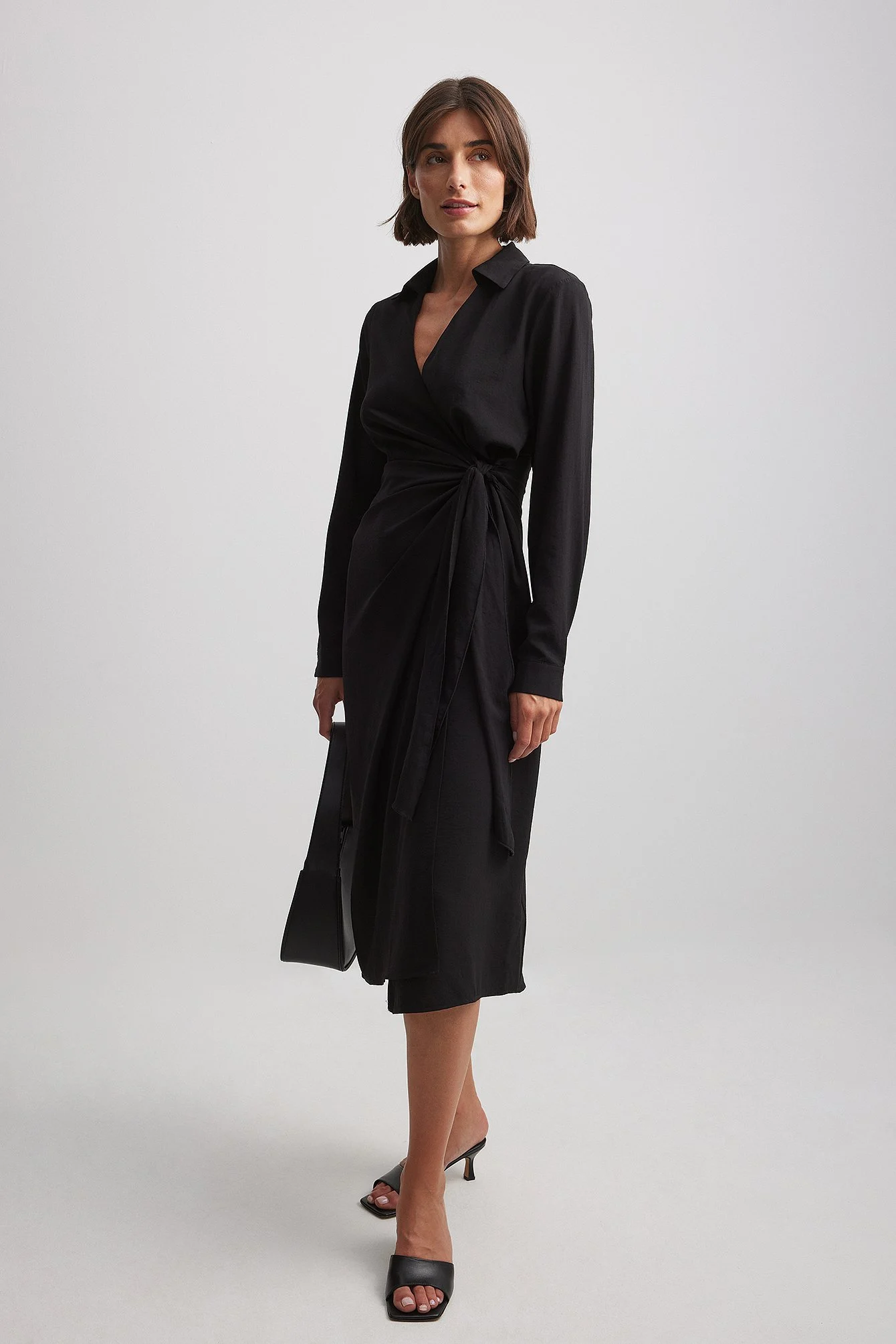Midi-Wickelkleid