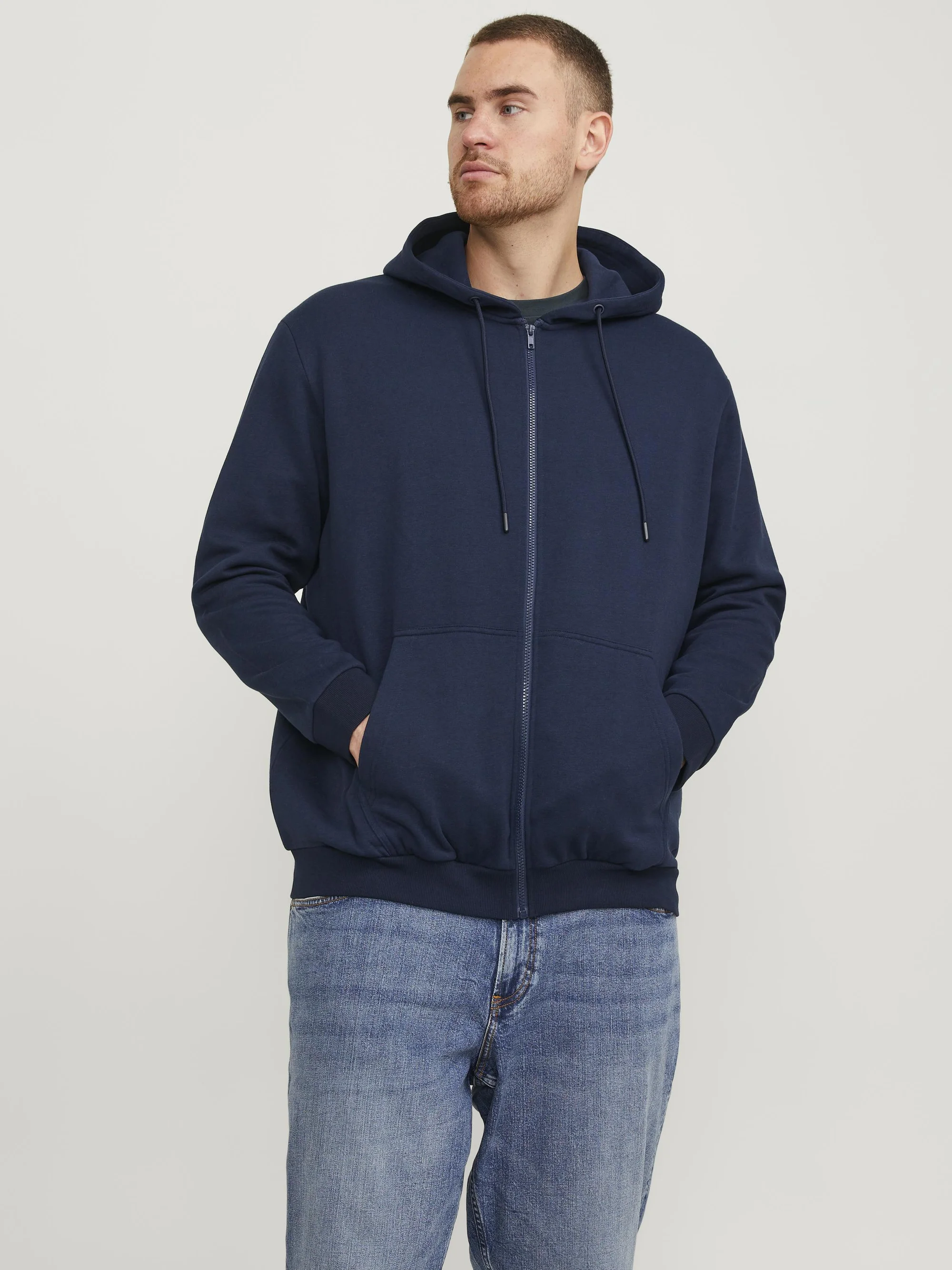 Jack & Jones JJEBRADLEY ZIP HOOD - Sudadera con cremallera