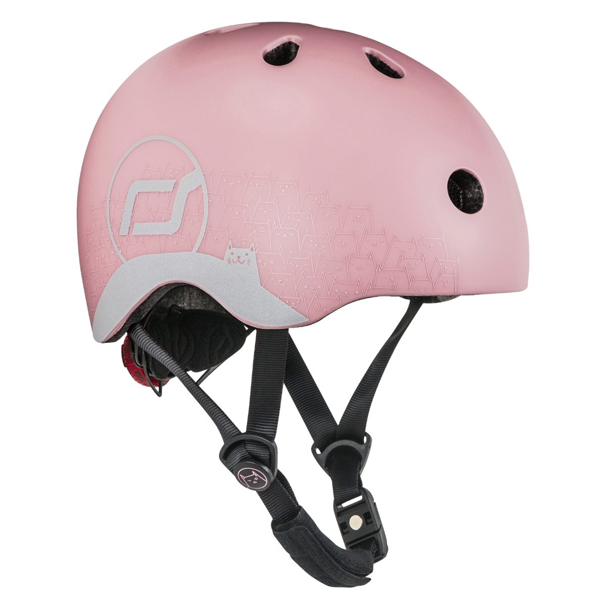 Scoot and Ride Kinderhelm Highwaykick Reflective Helmet XXS-S - Reflektierender Sicherheitshelm für Kinder