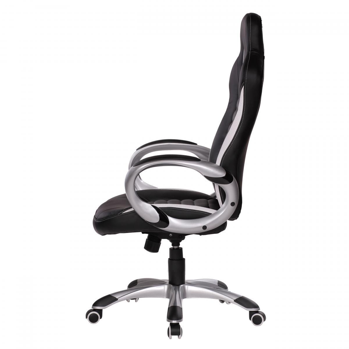 Amstyle Chefsessel Sport, Schwarz