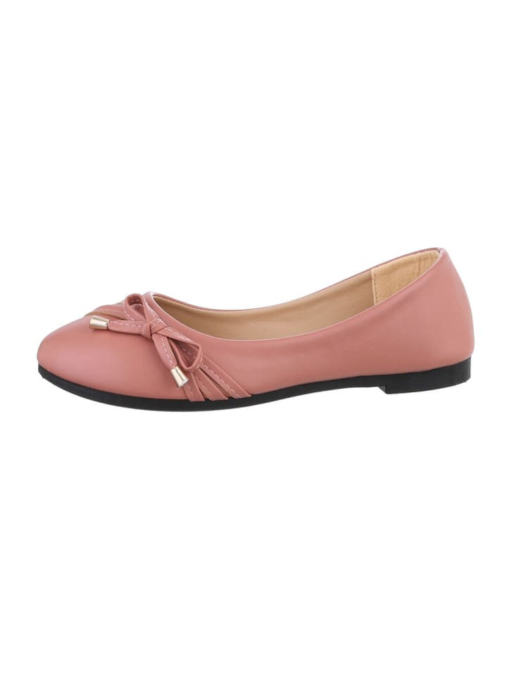 Ital-Design Ballerina in Altrosa günstig kaufen