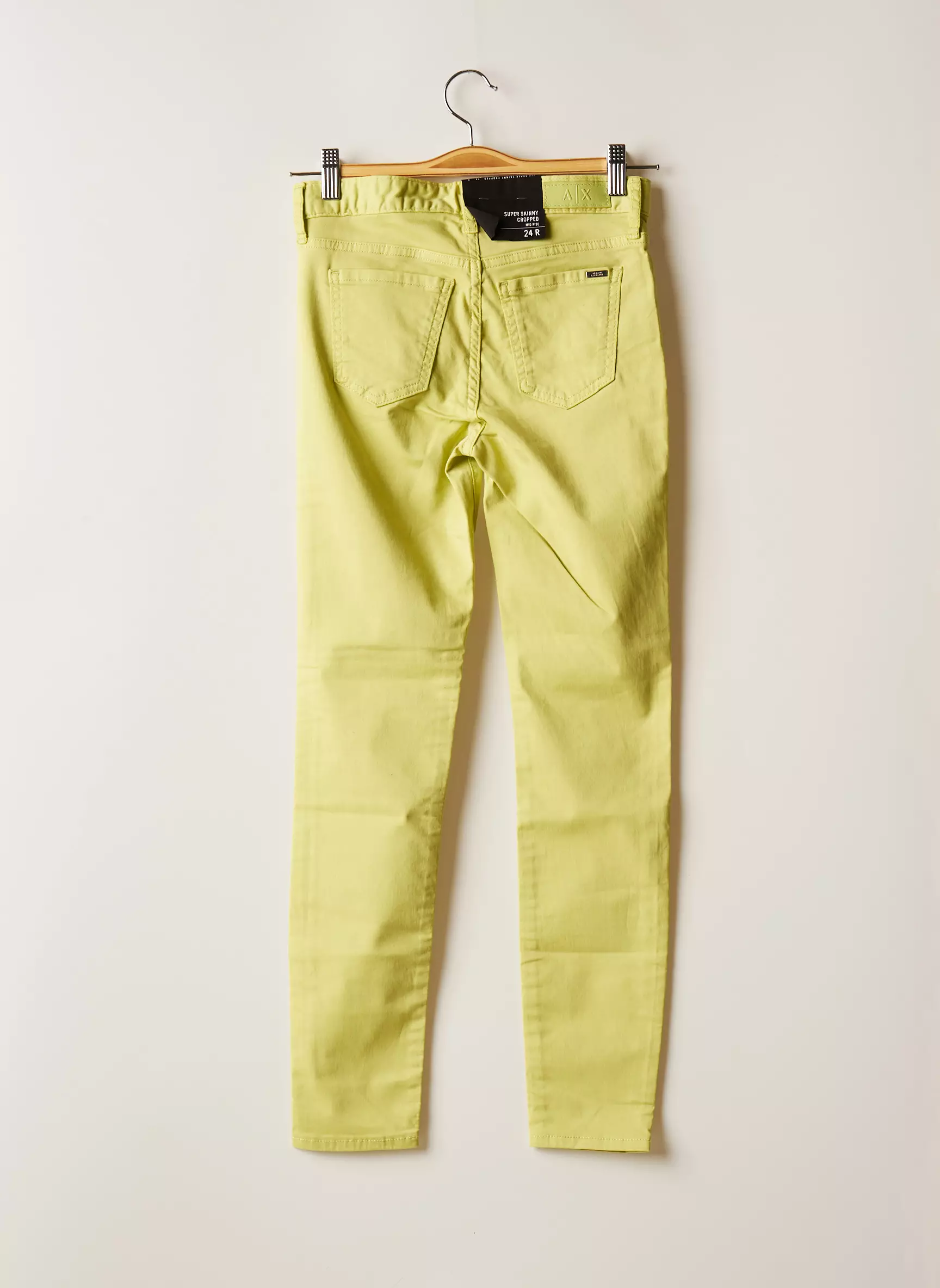 Armani Exchange Pantalons Slim Femme couleur vert