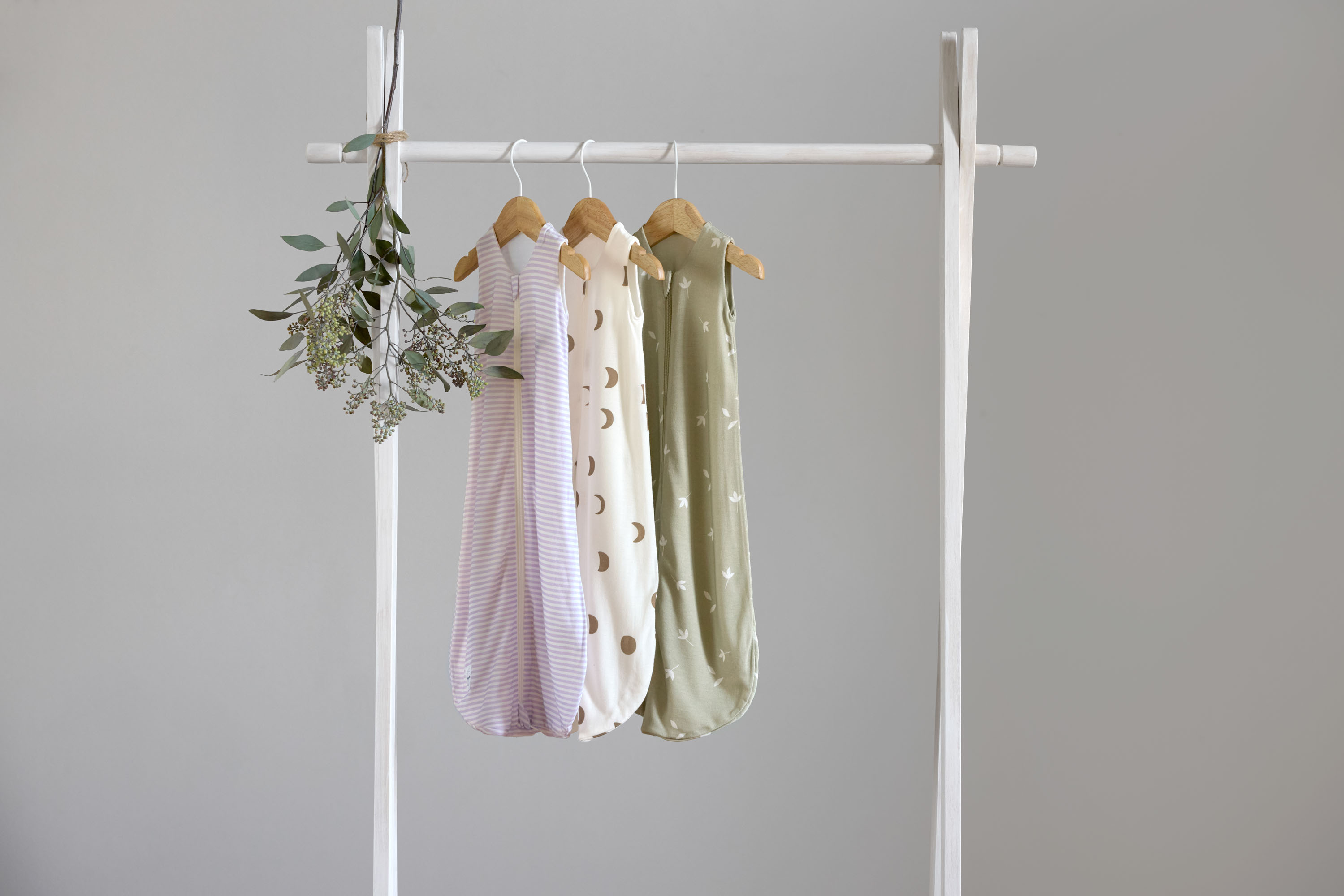 Baby Schlafsack 0,5 TOG - Blätter, Oliv