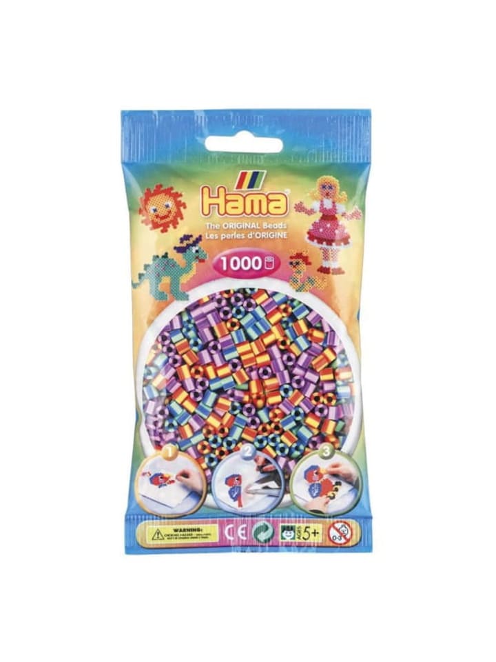 Hama Beutel Midi-Bügelperlen gestreift in bunt günstig kaufen onesize