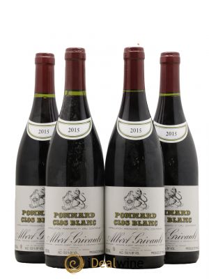 Pommard 1er Cru Clos Blanc Albert Grivault  2015 - Lot de 4 Bouteilles
