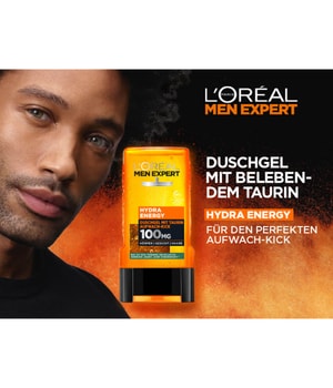 L'Oréal Men Expert Hydra Energy Aufwach-Kick mit Taurin Duschgel 250 ml