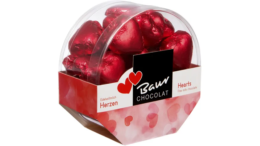 Baur CHOCOLAT Herzen in Mini-Runddose 125 g