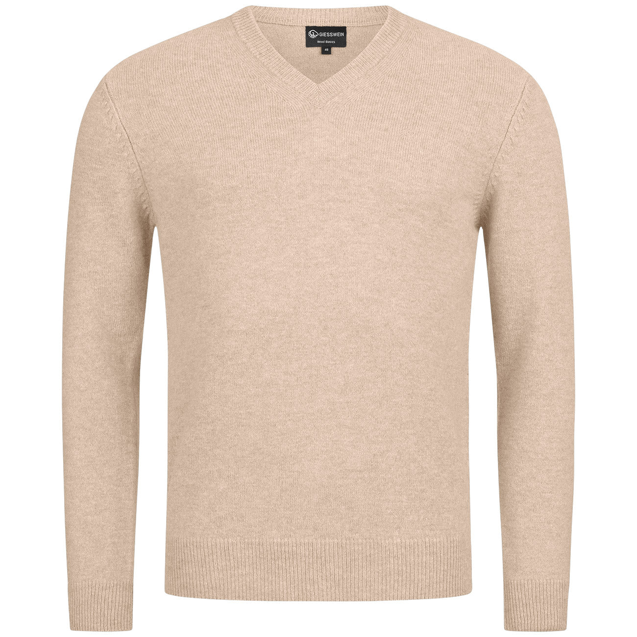 Wollpullover V-Ausschnitt Herren