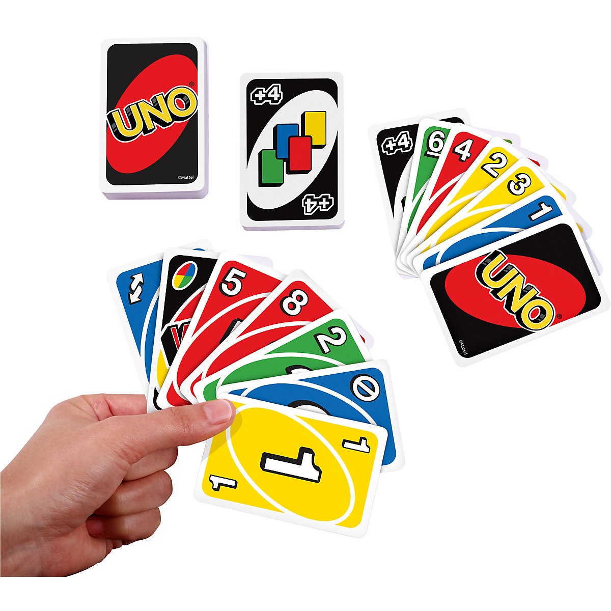 Mattel Games UNO Kartenspiel, Gesellschaftsspiel, Familienspiel, Kinderspiel