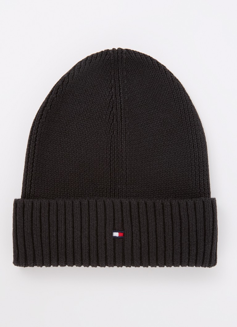 Tommy Hilfiger Fine-knit beanie with logo