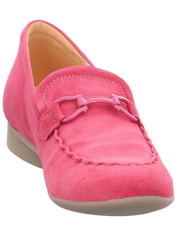 Think! Leder-Mokassins in Pink günstig kaufen