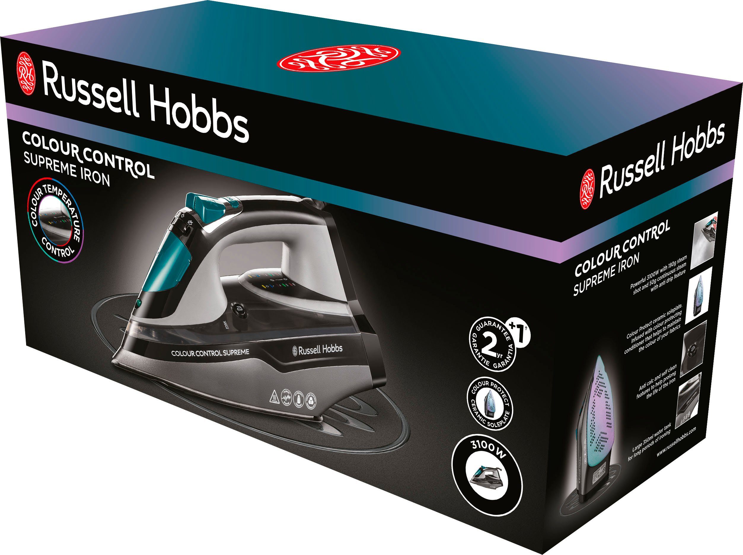 RUSSELL HOBBS Dampfbügeleisen 25400-56 Colour Control Supreme, 3100 W