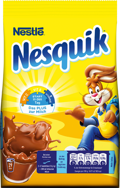 Nestlé Nesquik kakaohaltiges Getränkepulver Nachfüllbeutel