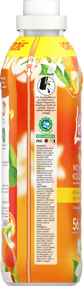 Weichspüler Orange & Verbene 56WL, 1,4 l