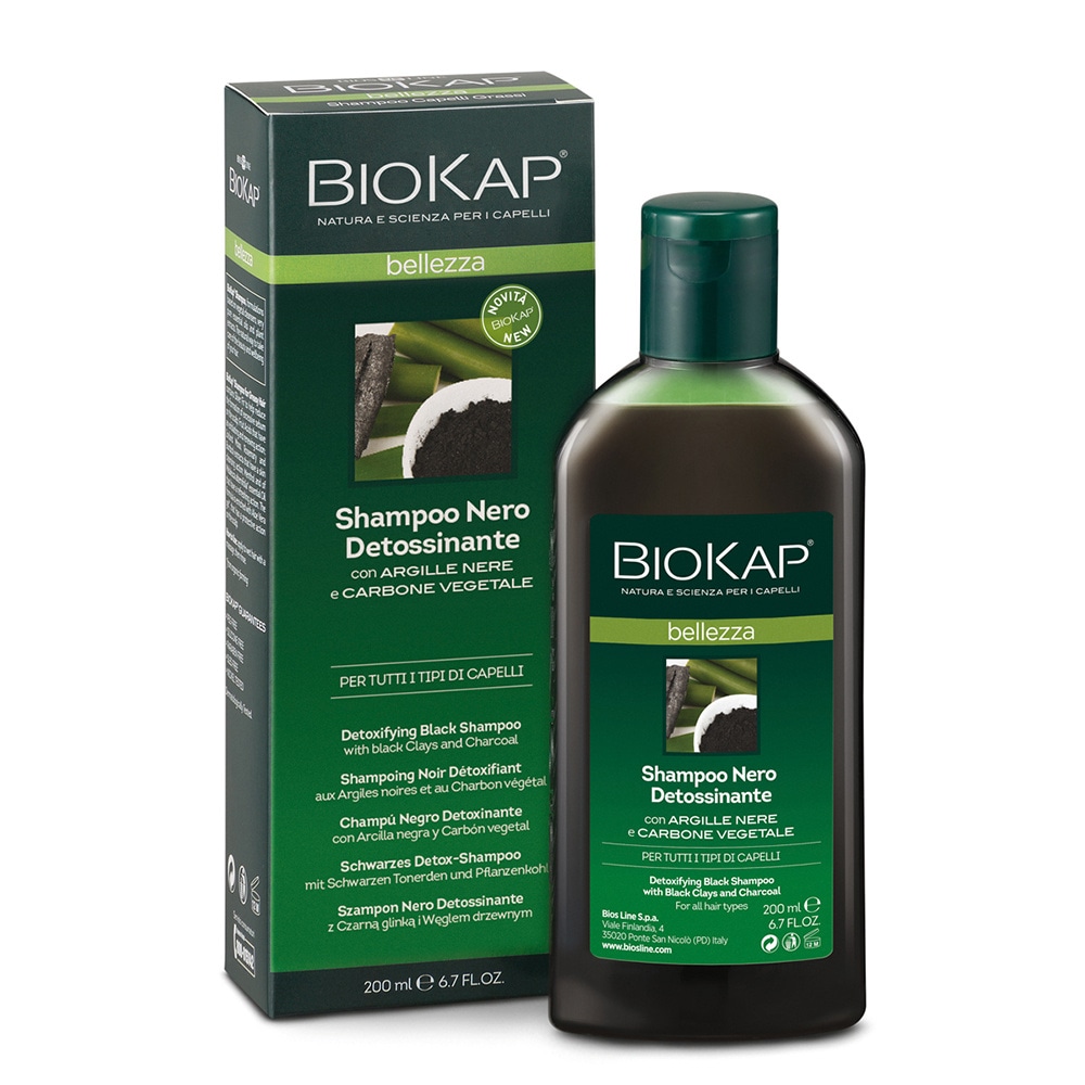 biokap SHAMPOOING NOIR DÉTOXIFIANT SHAMPOOING NATUREL DÉTOXIFIANT ET PURIFIANT