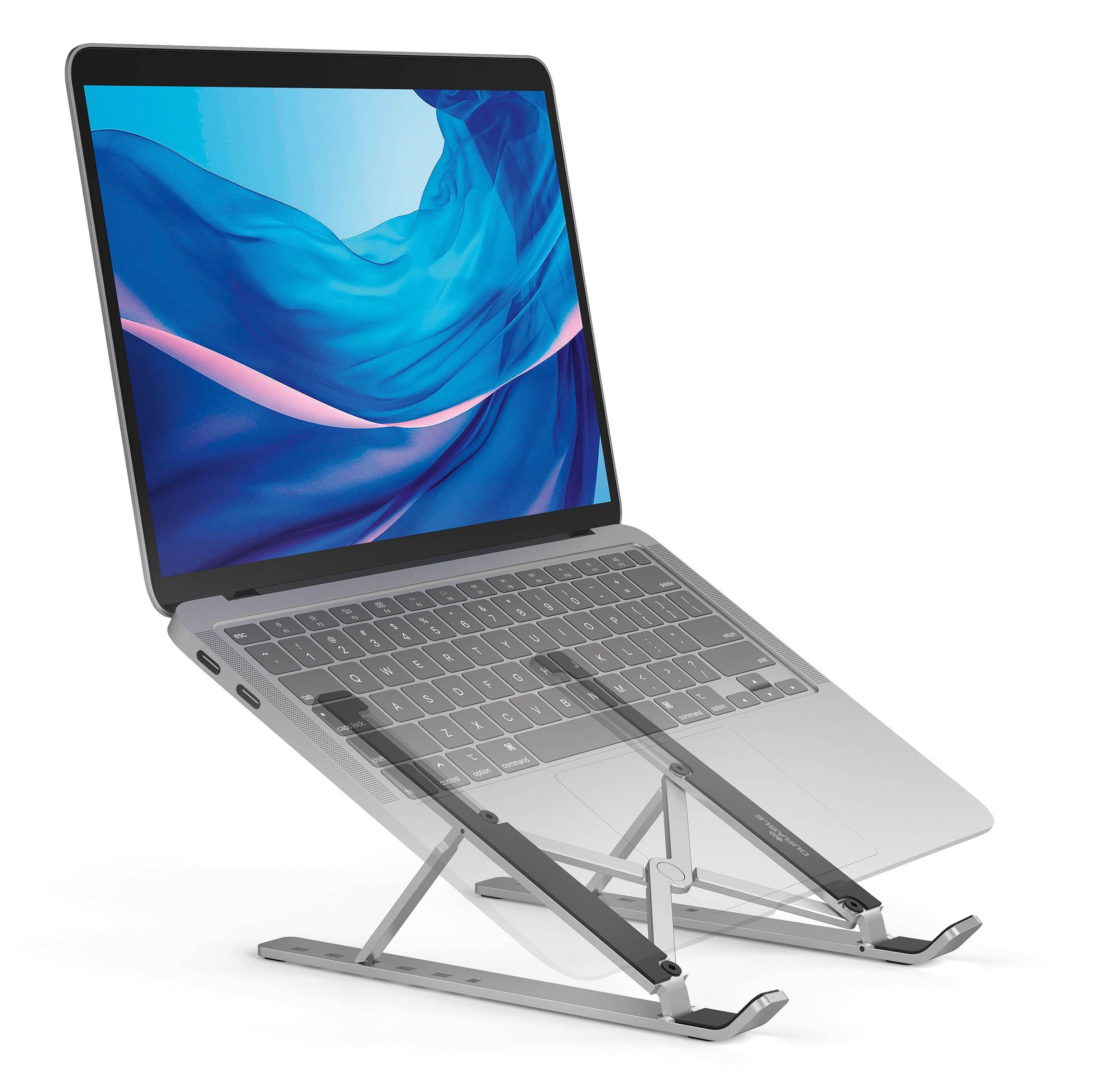 DURABLE FOLD Wandhalterung, (Durable Tischständer für Laptop/Tablet bis 15