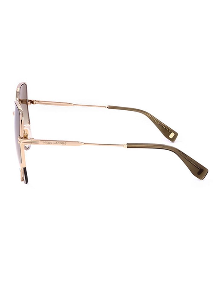 Marc Jacobs Damen-Sonnenbrille in Gold/ Hellbraun günstig kaufen 59