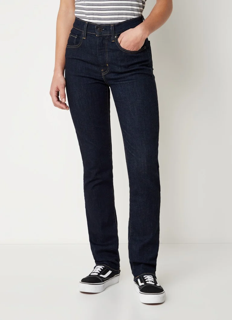 Levi's 724 ΨΗΛΟΚΑΤΑΣΤΗΜΑ ΙΣΙΟ ΜΠΛΕ WA