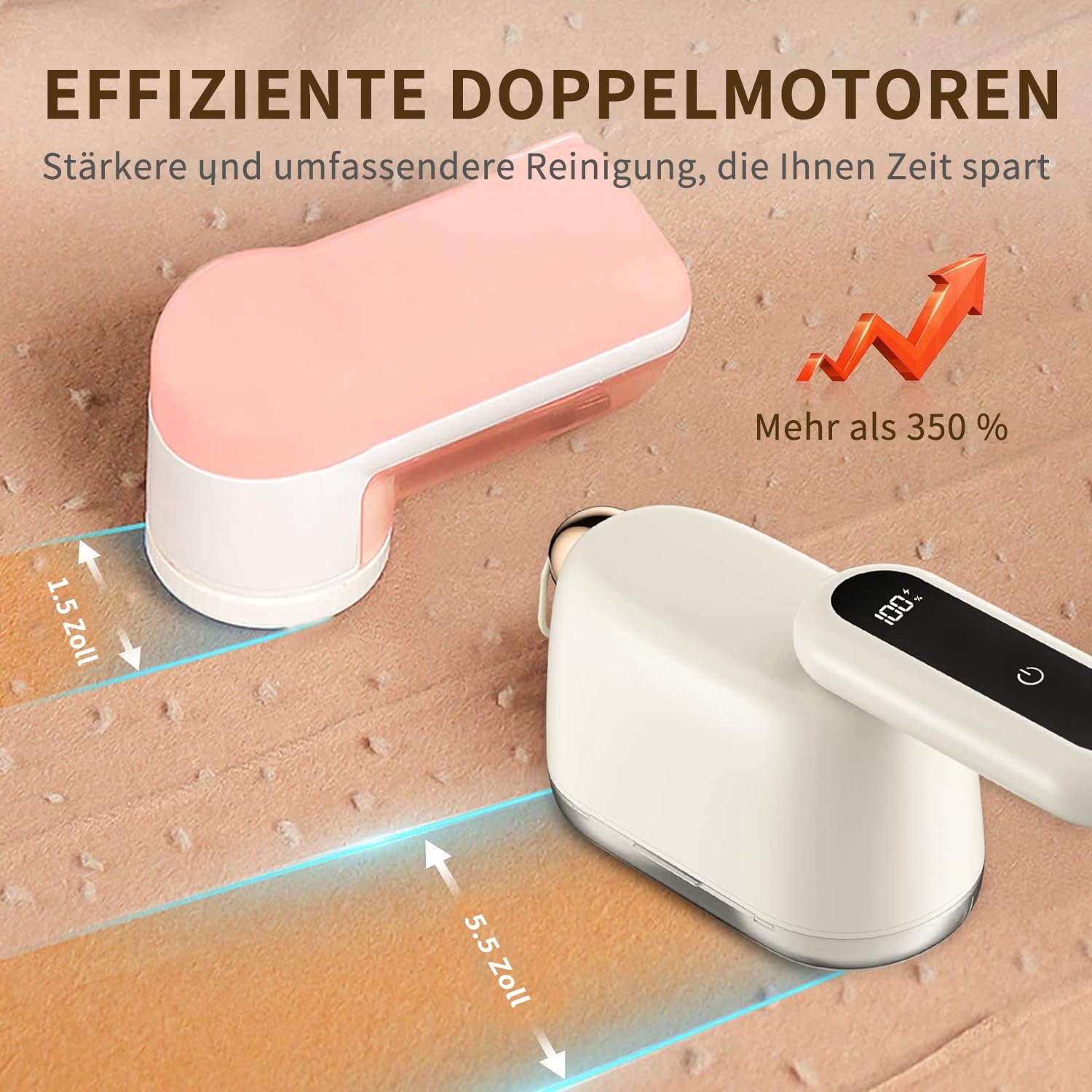 Yaviel Fusselrasierer Elektrisch Fusselentferner Kleidung Lint Remover 20W LED-Anzeige, USB WiederaufladbarLint Fabric Shaver Pilling Rasierer Fuselrasier