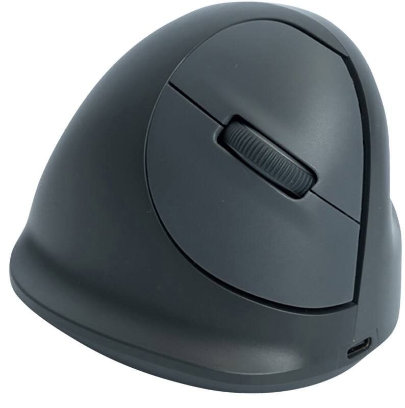 R-Go Tools RGOHEBAMRWL Ergonomische Maus Verkabelt & Kabellos Bluetooth Schwarz