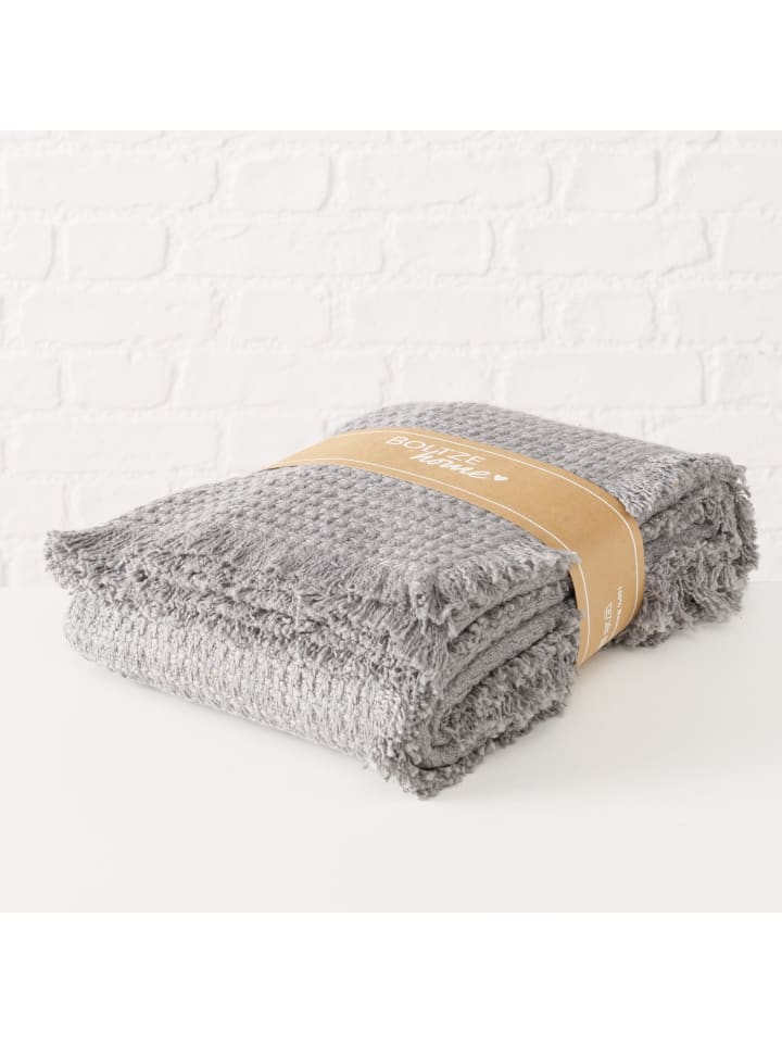 Boltze Decke in grau günstig kaufen onesize