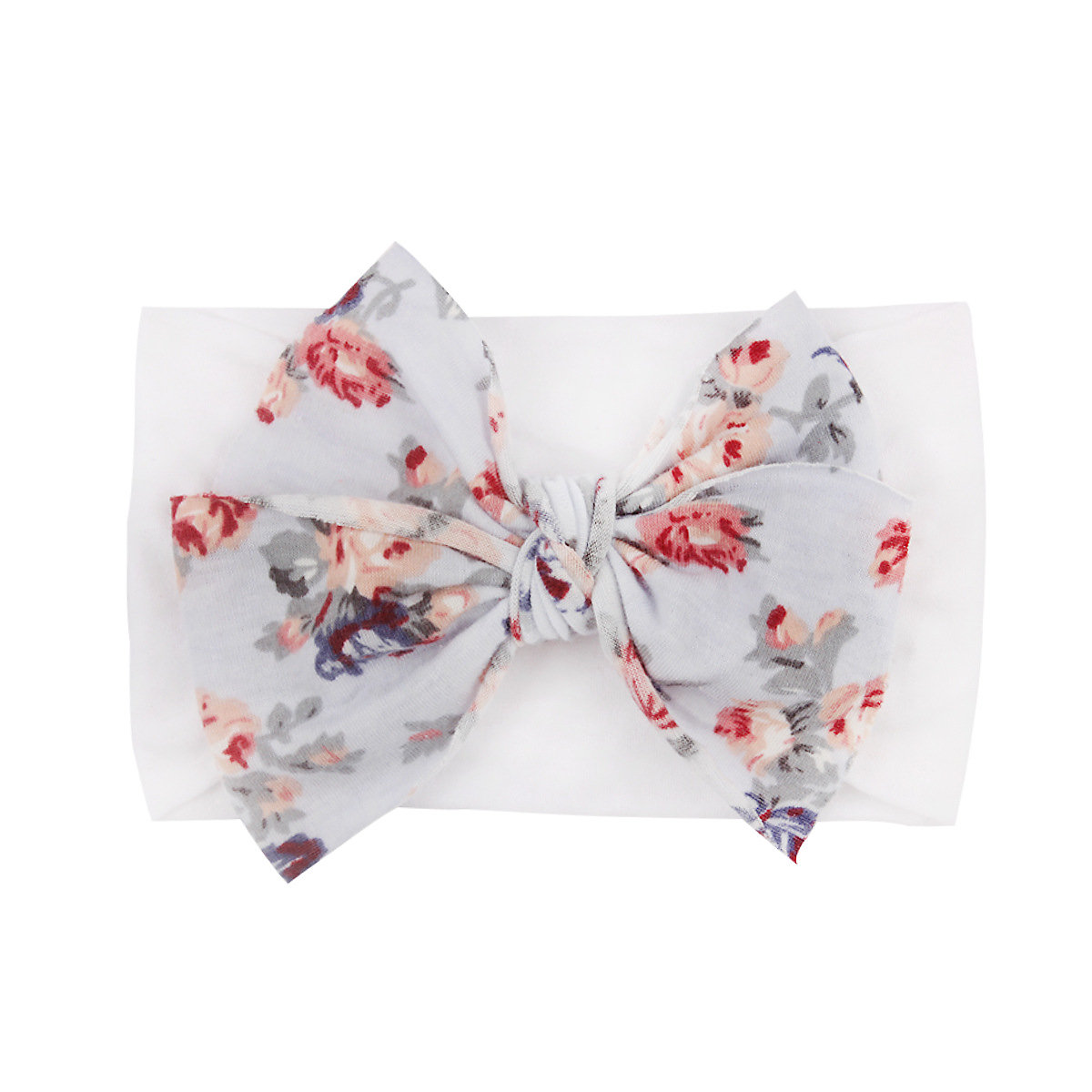 Elastisches Stirnband für Kinder Haarschmuck im Boho-Stil mit Blumen-Haarschmuck, Schleife für Kinder Haarschmuck