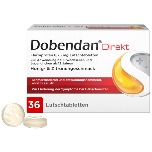 DOBENDAN Direkt Flurbiprofen 8,75 mg Lutschtabl.  36 St  Lutschtabletten