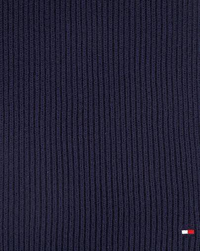 TOMMY HILFIGER Herren Schal ESSENTIAL FLAG SCARF aus Baumwolle und Kaschmir