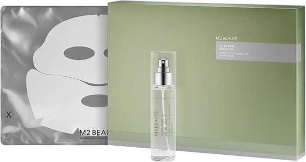 M2 Beauté Ultra Pure Solutions Hybrid Second Skin Mask Brown Alga Gesichtsmaske