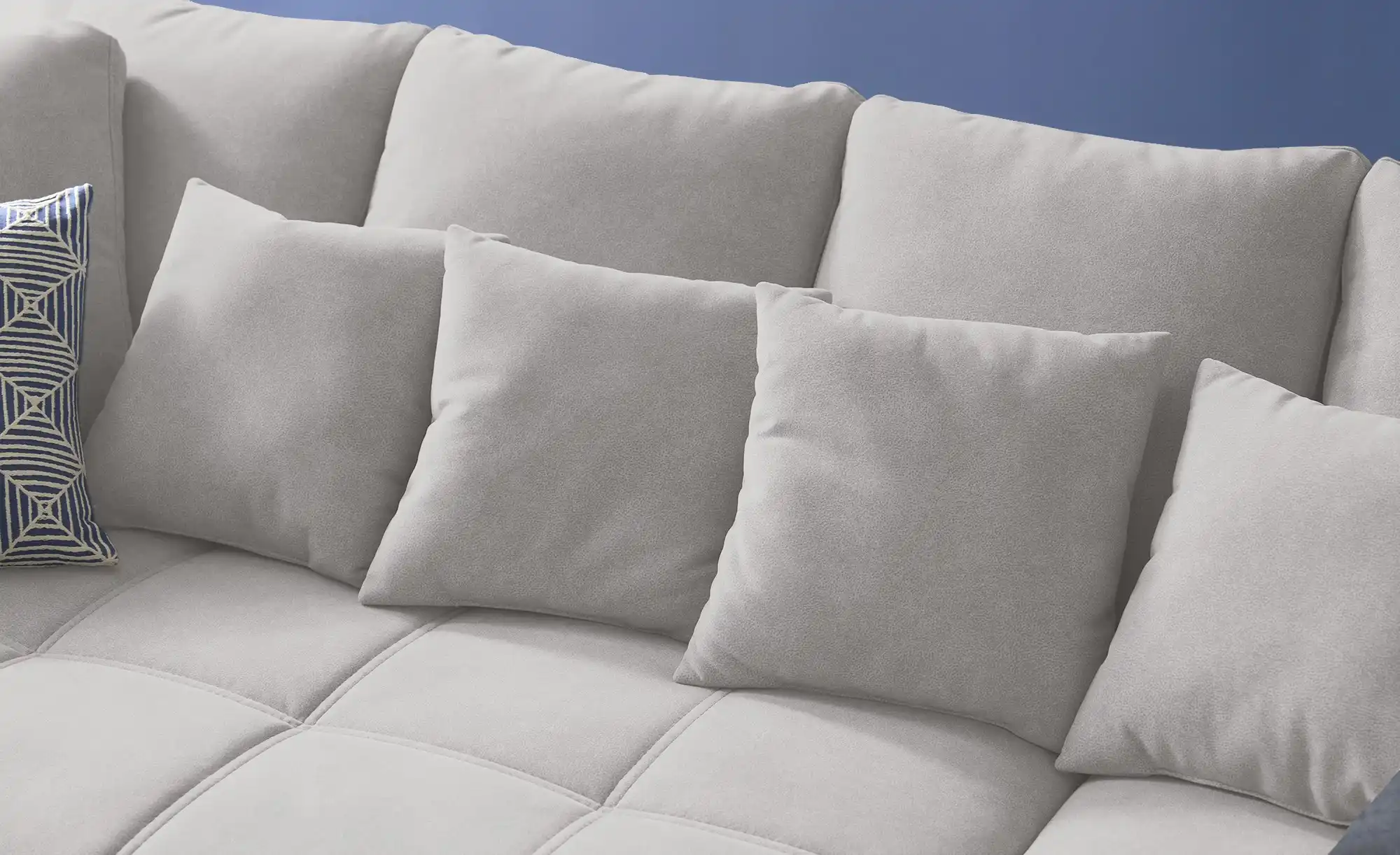 bobb Ecksofa  mit pflegeleichtem Bezugsstoff  Farina