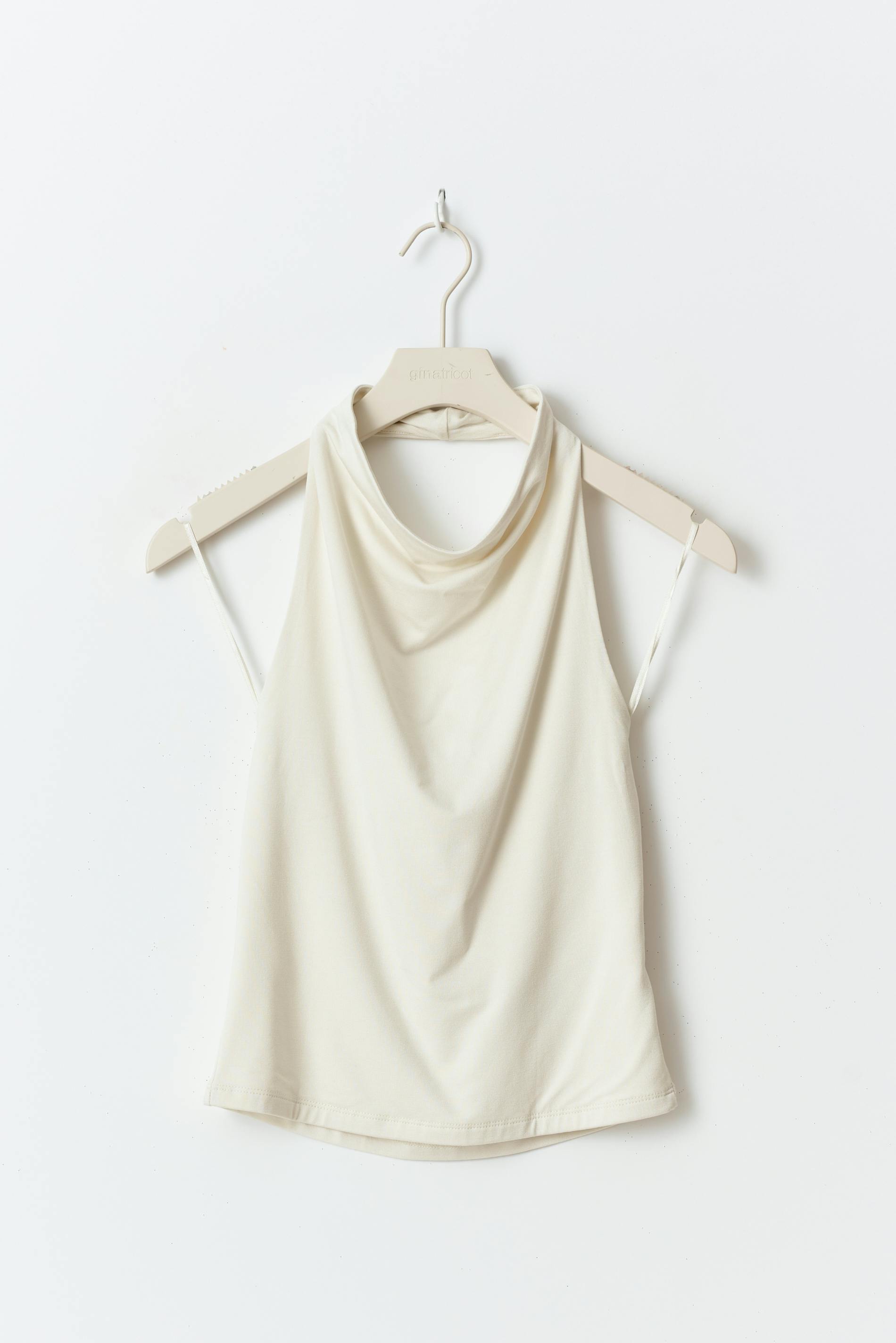 Soft touch halterneck top
