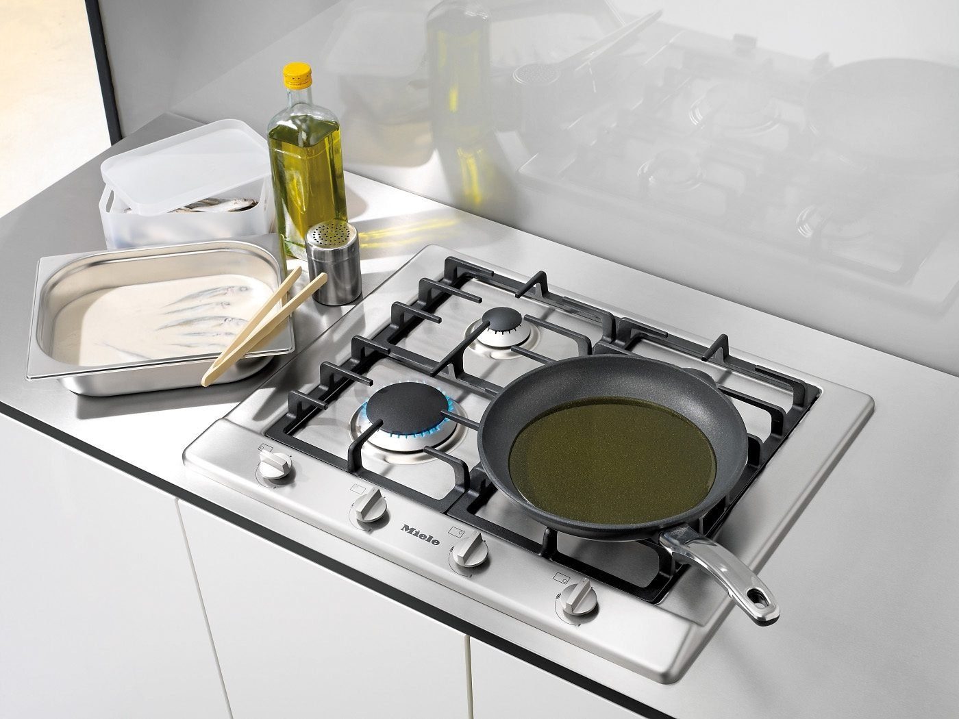 Miele Gas-Kochfeld KM 2010 G, mit GasStop