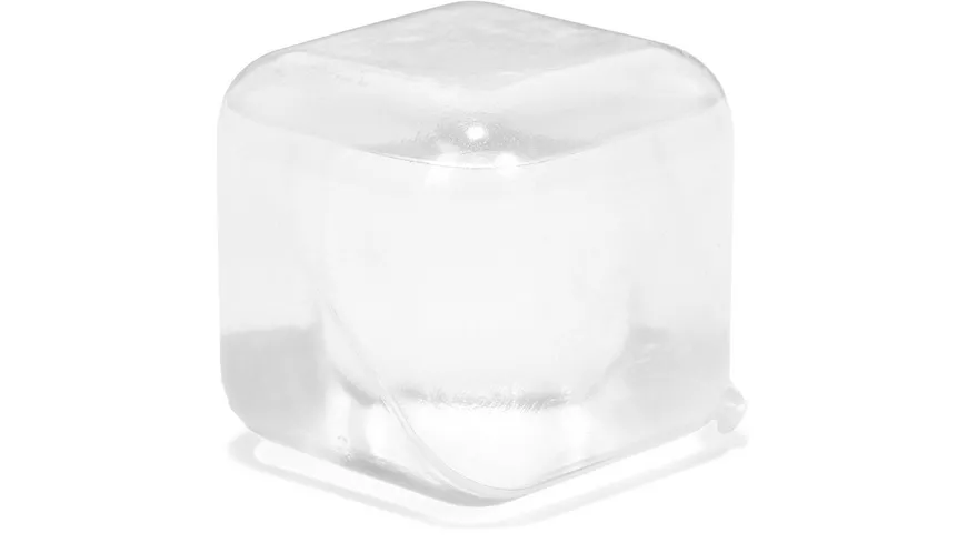 Kikkerland wiederverwendbare Eiswürfel transparent