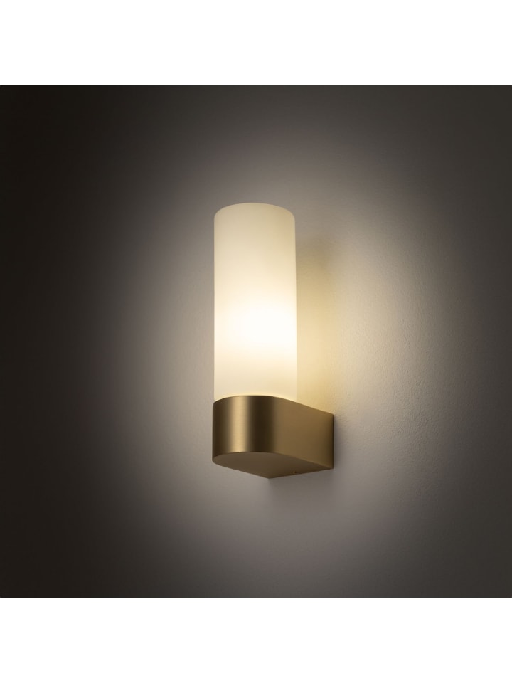 Licht-Erlebnisse Wandlampe in Messing Weiß günstig kaufen onesize