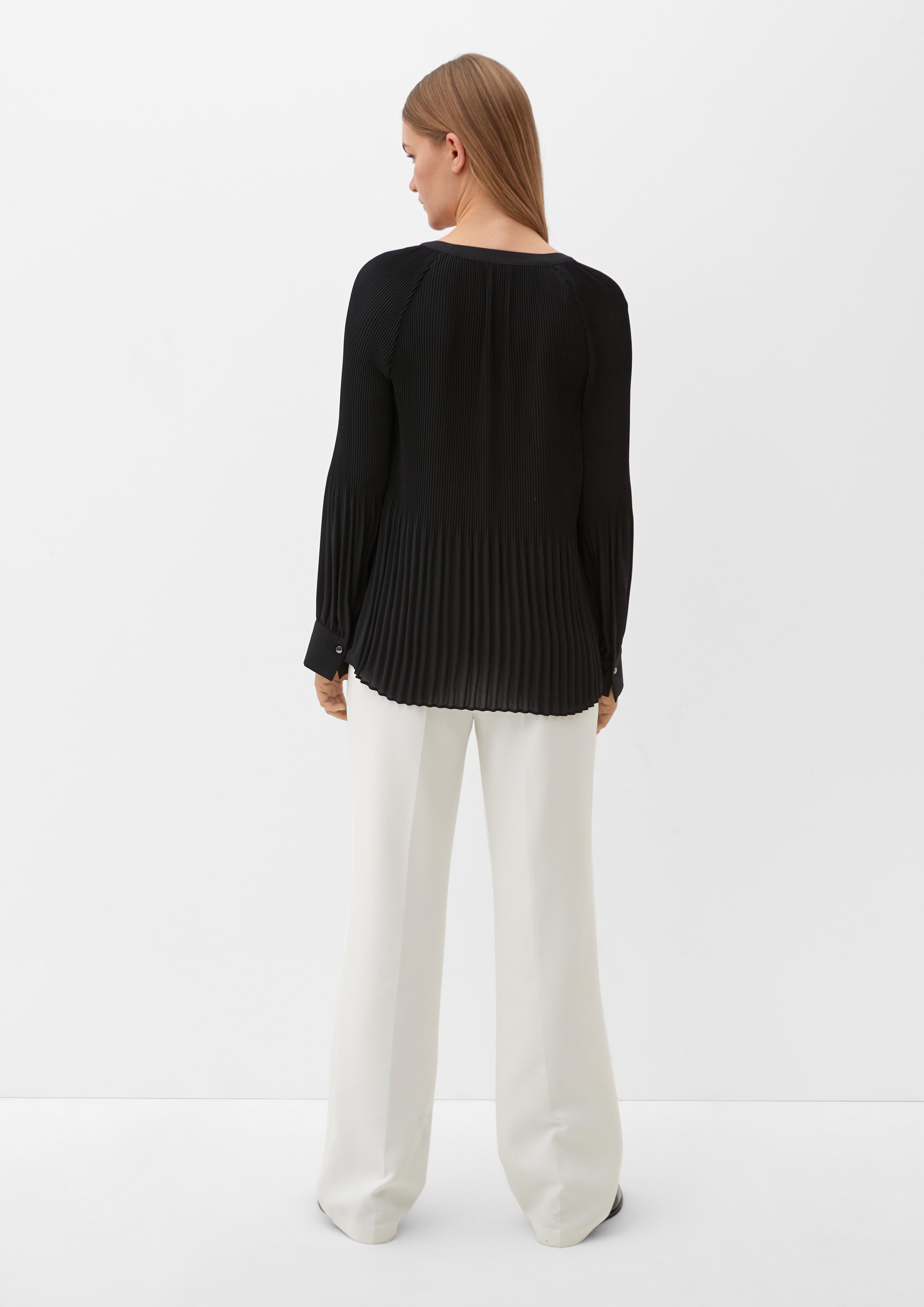 Bluse mit Plissée-Struktur  2121714-9999