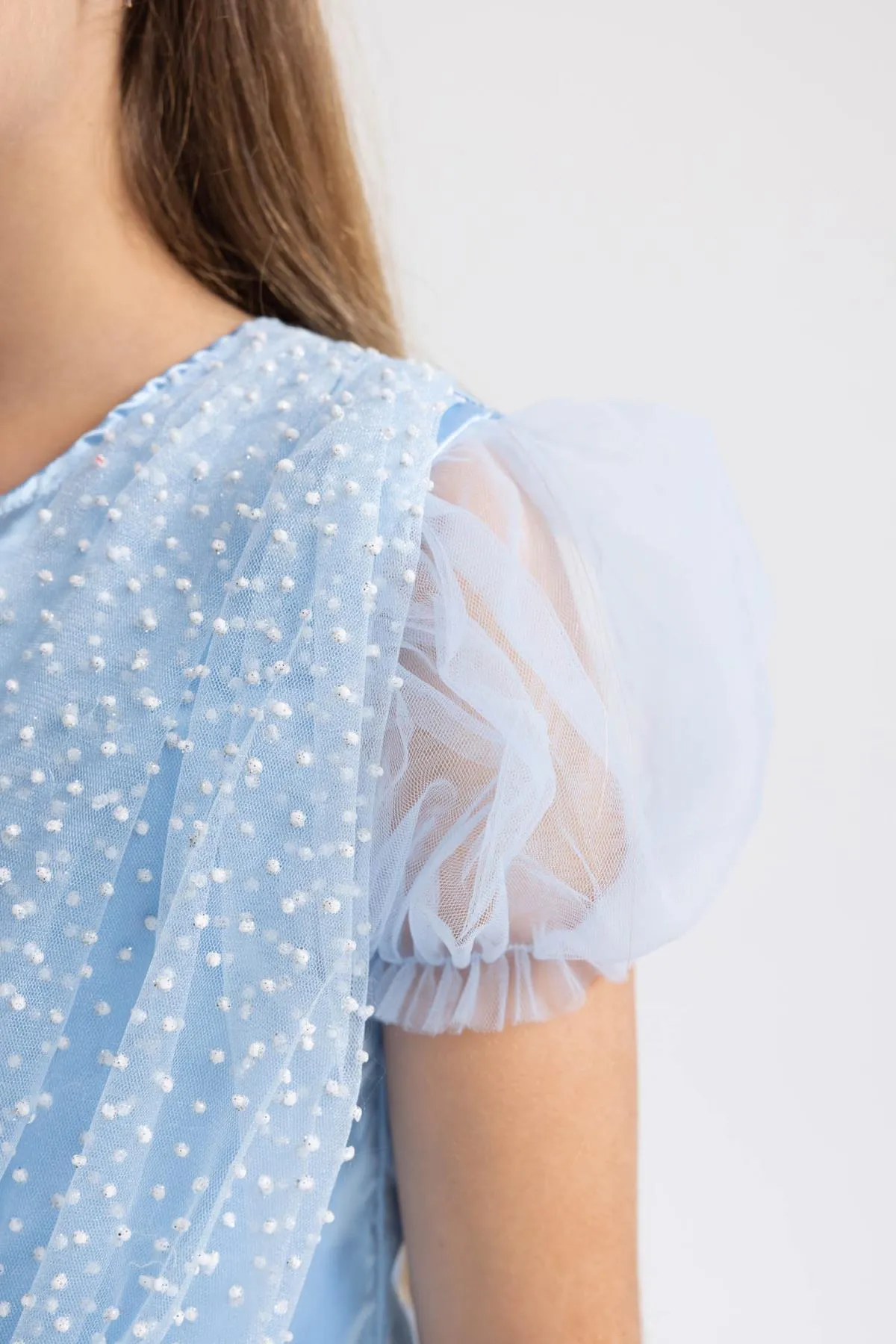 DeFacto  Mädchen Rundhals Kurzarm Tüllkleid Y7210a622sm