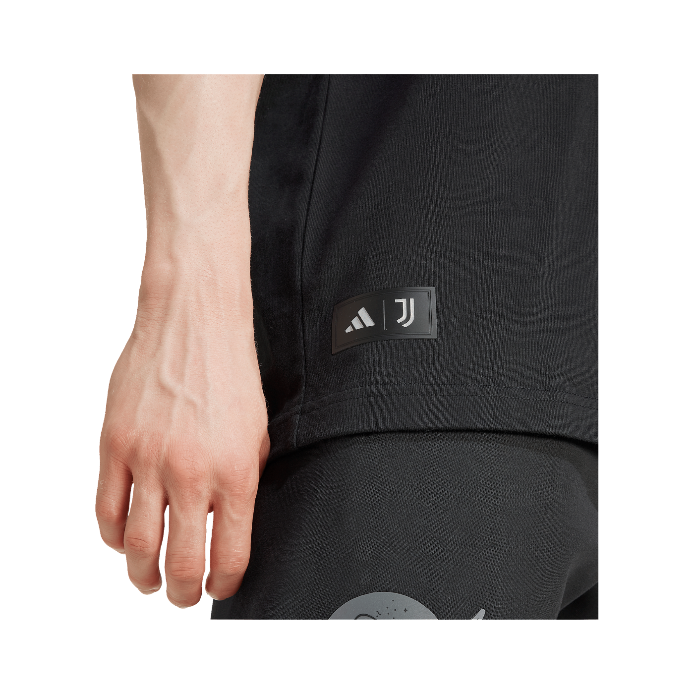 adidas Juventus Turin NASA T-Shirt Schwarz