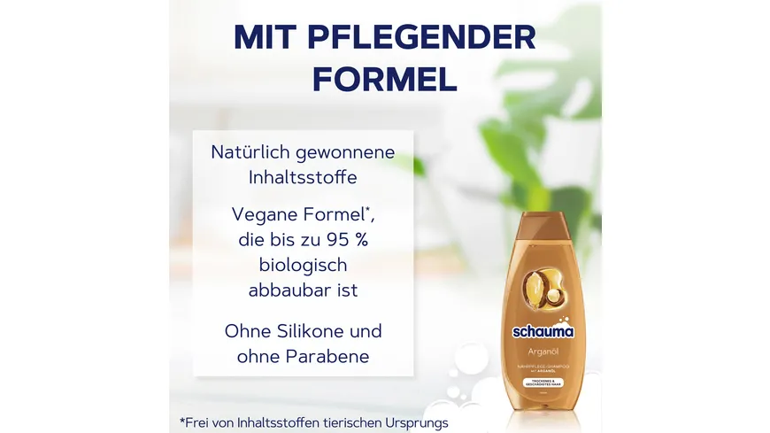 Schauma Shampoo Arganöl-Pflege 400 ml
