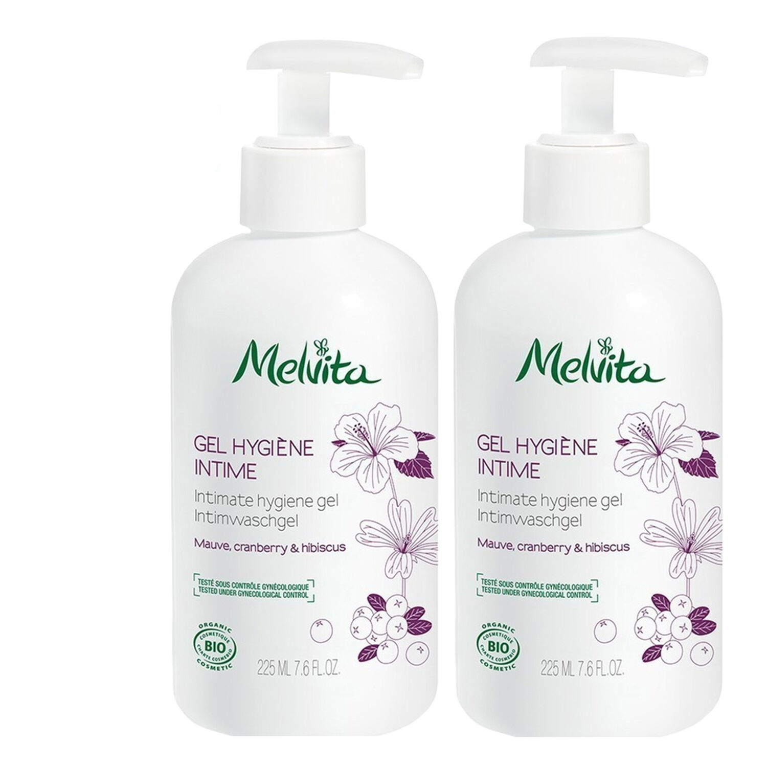Melvita Gel Intime Certifié Bio 2x225 ml