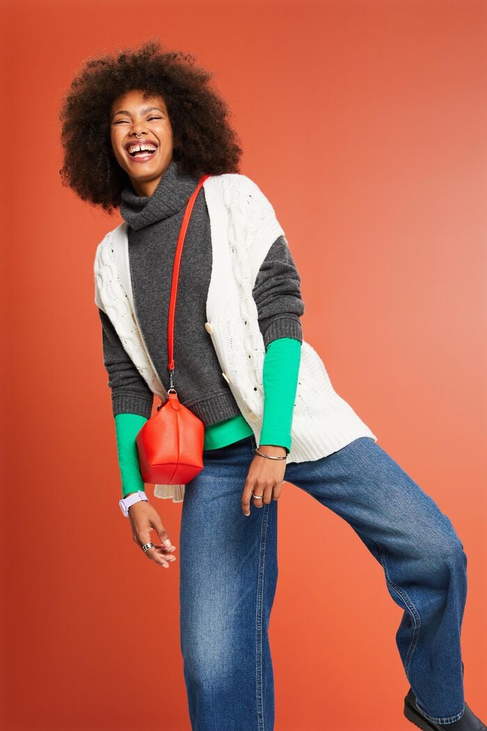Kaschmirpullover mit Turtleneck