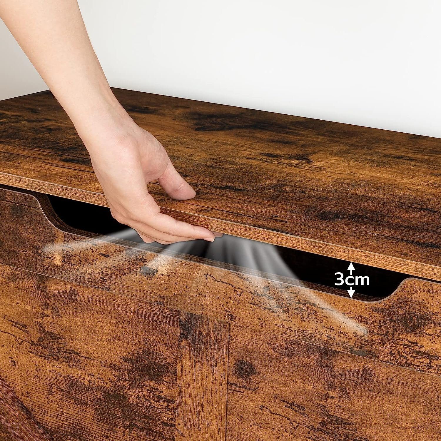 Hoobro Truhe Aufbewahrungsbox, Aufbewahrungstruhe mit Deckel