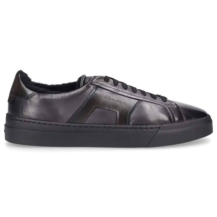 Santoni - Sneaker low 21779 Kalbsleder - grau