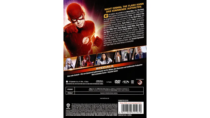 The Flash: Staffel 6  [4 DVDs]