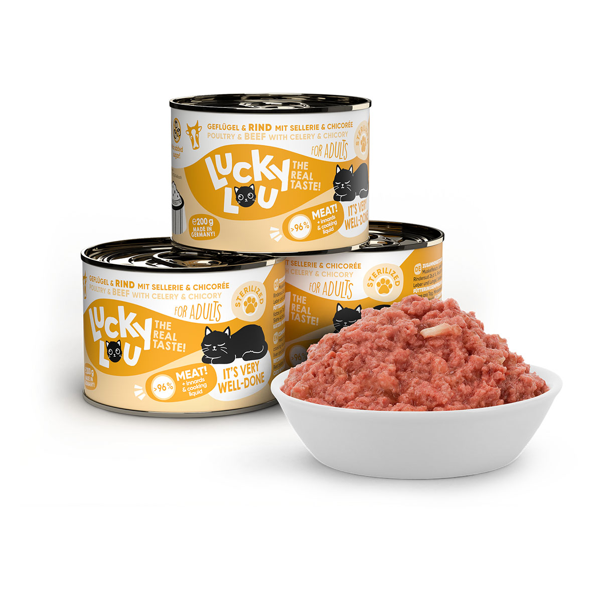 Lucky Lou Lifestage Sterilized Geflügel & Rind bei ZooRoyal