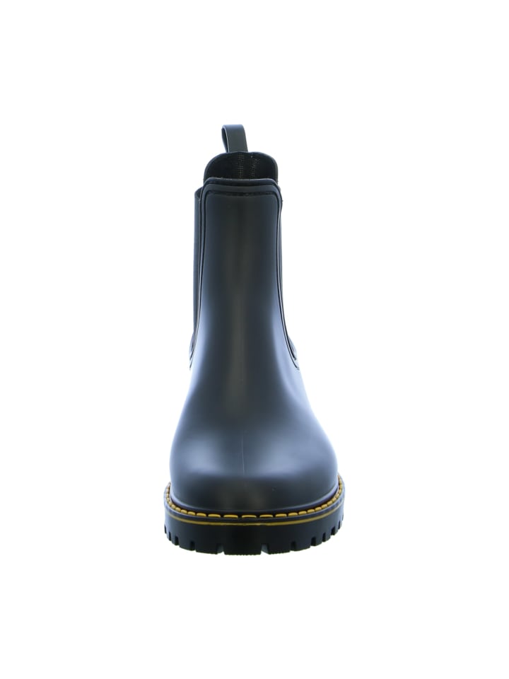 Verbenas Gummistiefeletten in Schwarz günstig kaufen