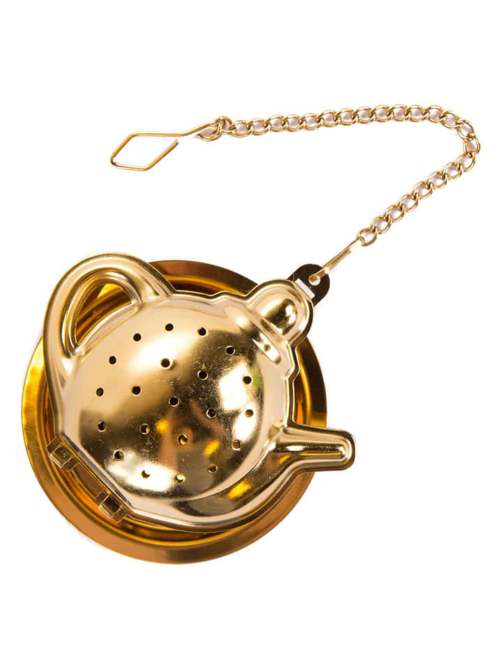 Homla Teesieb ''Jalo'' in Gold - (L)6 x (B)5 cm günstig kaufen onesize