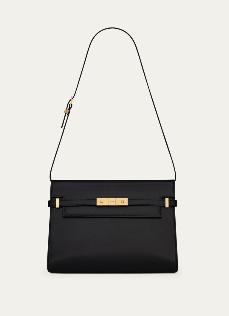 Saint Laurent Manhattan calfskin shoulder bag