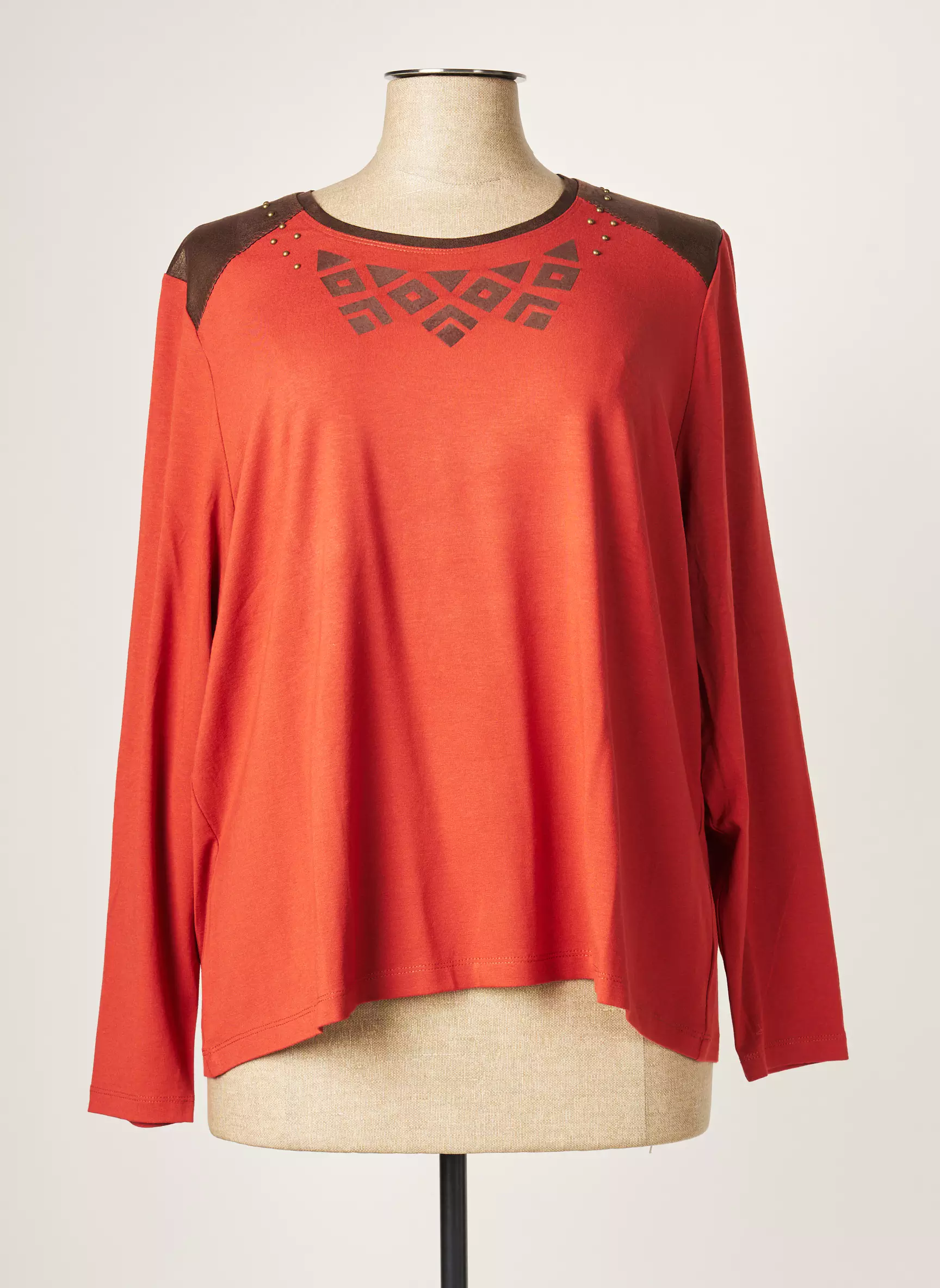 Pauporte Tshirts Femme couleur orange