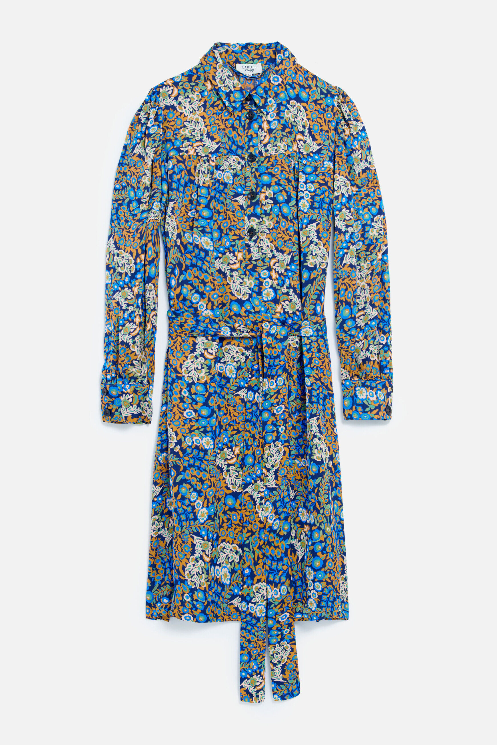 Robe amanda bleu electrique femme